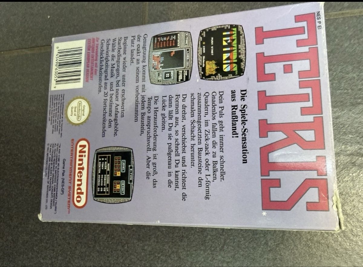 Nintendo Giochi: Nintendo Nes Tetris / Wold Cup / Super Mario – Usato da Birmensdorf ZH venduto da Kjus-Hackett 3