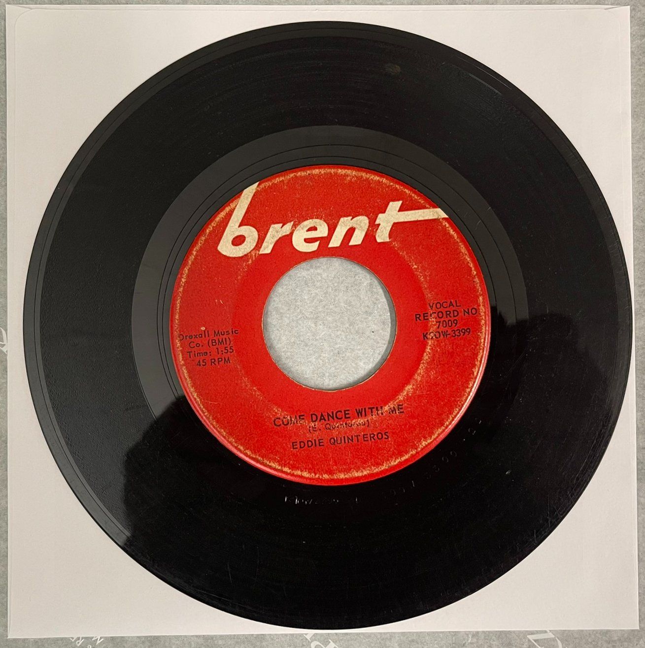 Schallplatten: Single: EDDIE QUINTEROS - come dance with me (Rockabilly!) – Gebraucht aus Frenkendorf von Yard-Sale-2000 2
