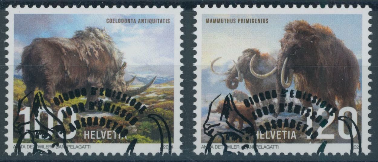 Tutti i francobolli: 2024 - Eiszeit - Ersttag Stempel ET – Usato da Schindellegi venduto da stationary
