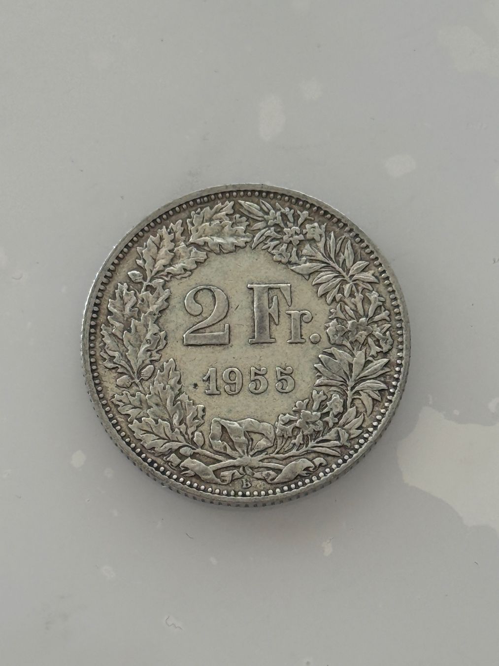 Alle Münzen: 2 Franken 1955  Rar – Gebraucht aus Wallisellen von SWISS_SILVER1 1