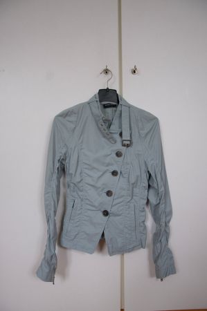 blau-graue Übergangsjacke, Grösse 34, Blacky Dress Berlin