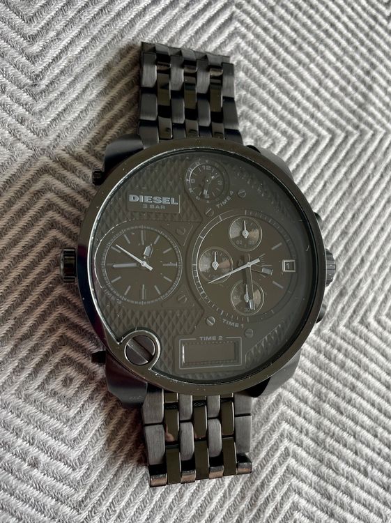 DIESEL Herren-Armbanduhr / Chronograph, schwarz 1