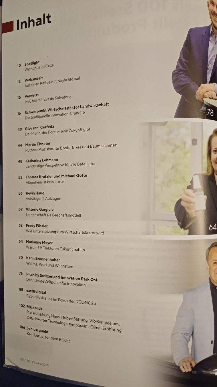 Revues & Magazines: Magazin Leader: Unternehmermagazin Oktober 2025 ab CHF 0.50 – D'occasion à Siegershausen par Bubsi83 1