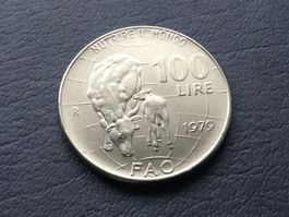 Sehr schöne 100 Lire FAO 1979