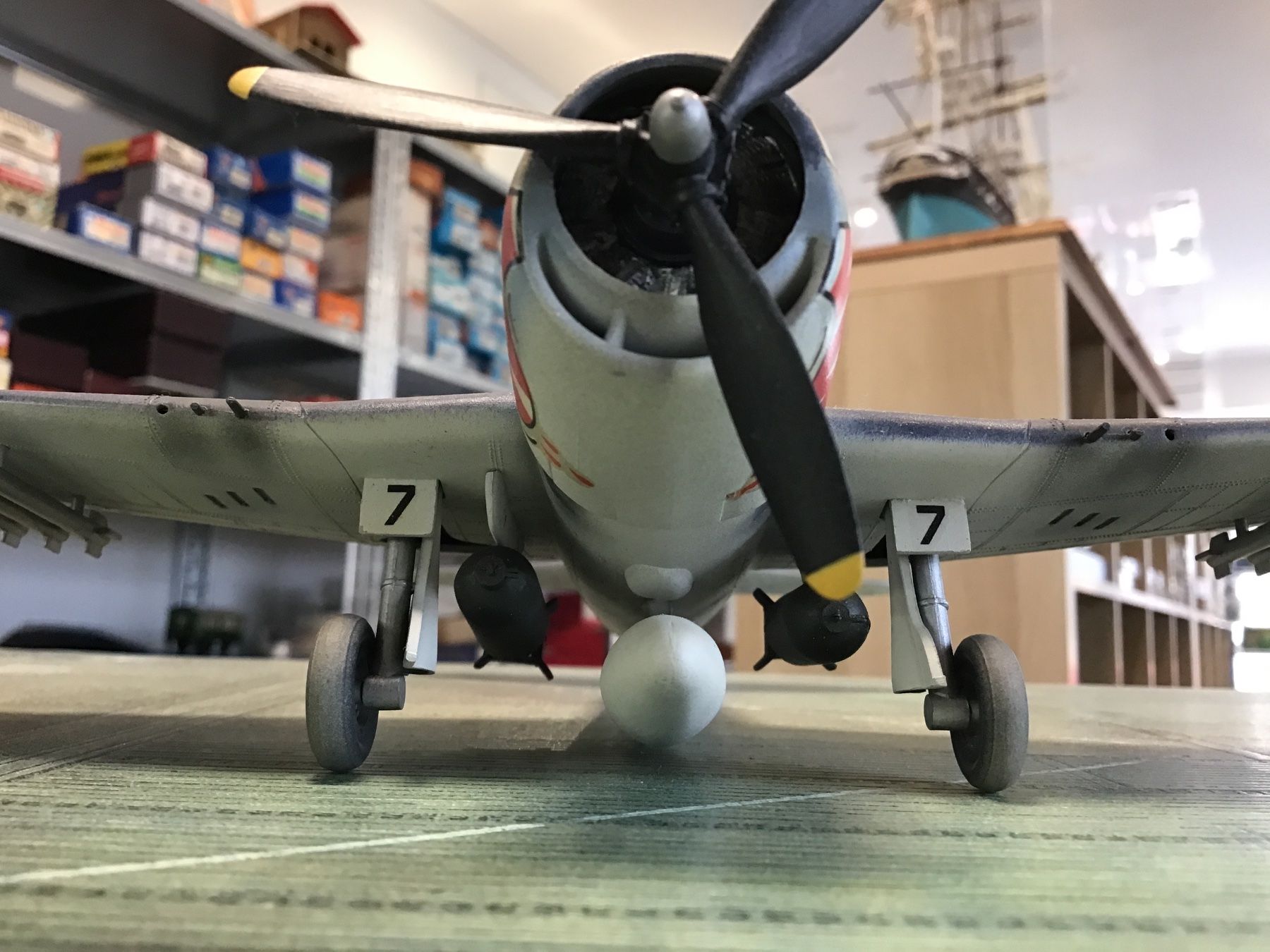 Kit di modellismo & Modellini statici: F4F Wildcat Modellbausatz, gebaut 1:48 – Nuovo (secondo la descrizione) da Männedorf venduto da Modell-Spezialisten 4