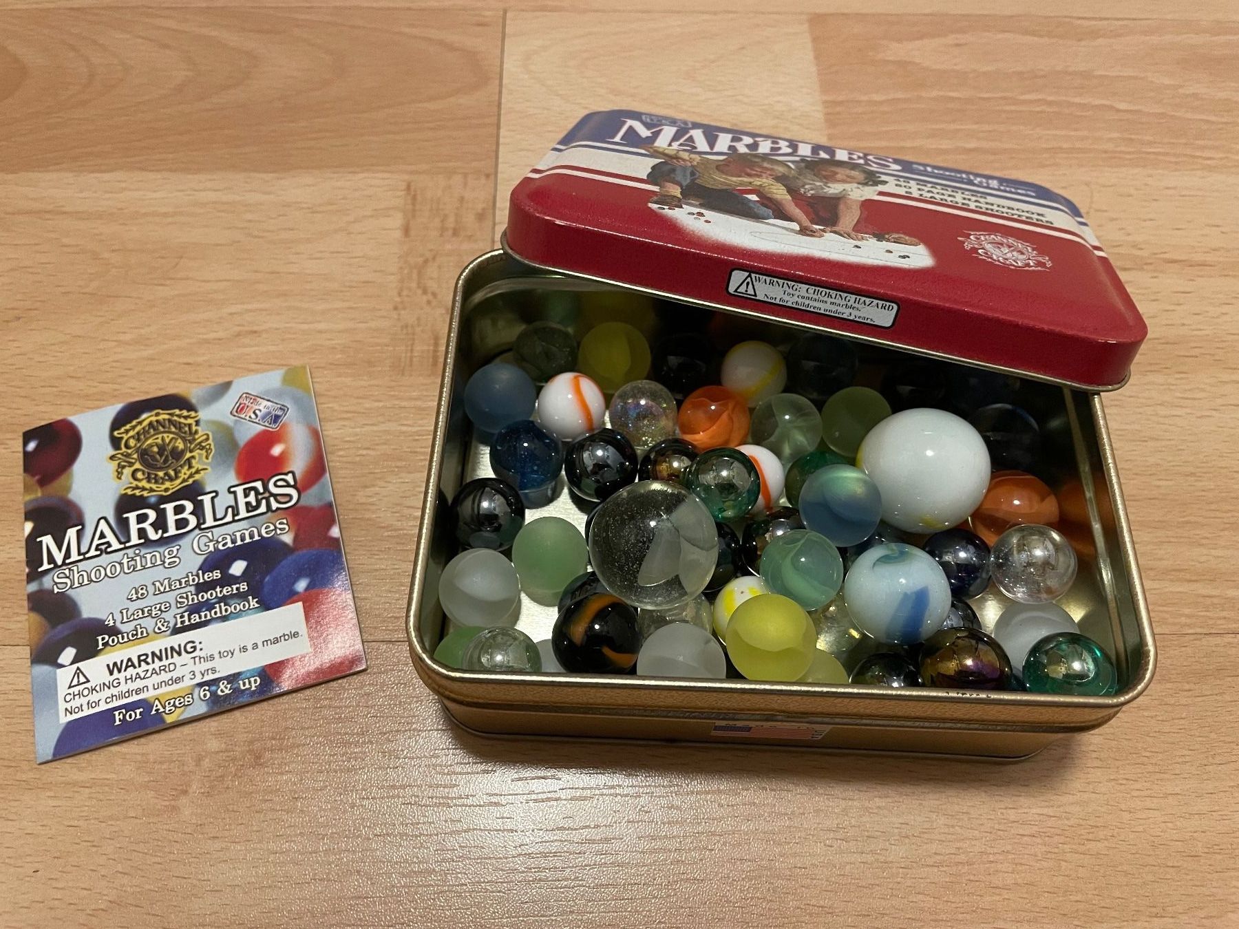 Giochi: Retrostyle Tin-Box Spiel "Marbles" – Nuovo (secondo la descrizione) da Dierikon venduto da Butcherboy 2