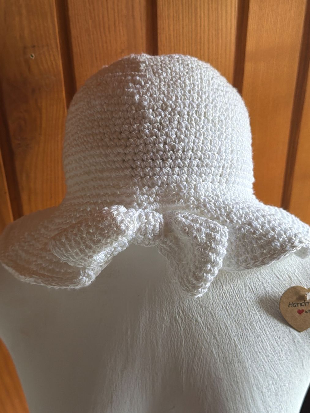 Copricapi, berretti & cappellini: HUT-VINTAGE-DAMEN-WEISS – Nuovo e nell'imballaggio originale da Meienried venduto da ManuelaBoutique 3