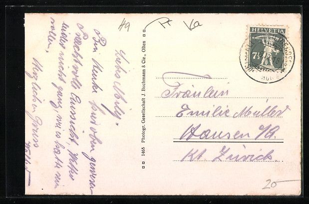 Ansichtskarten: Allerheiligenberg, Sanatorium, Wirtschaf – Gebraucht aus Berlin von bartko-reher 1