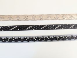 3 Gürtel im Set - Grösse 90 cm