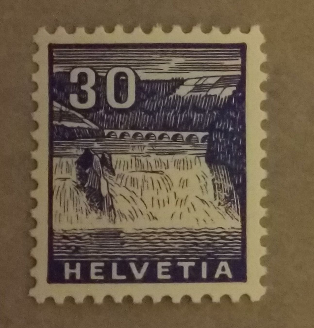 Tutti i francobolli: 778) 200, Rheinfall postfrisch Kt. 120.- – Nuovo (secondo la descrizione) da Baden venduto da Eggi