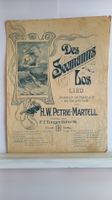 Alte Noten "Des Seemanns Los" - H.W. Petrie-Martell! 