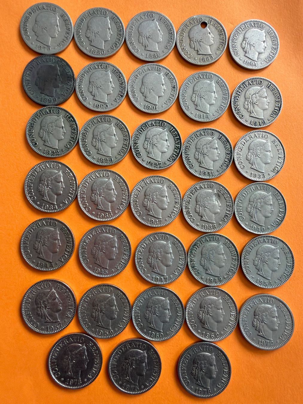Tutti le monete: 10 Rappen münzen – Usato da Hittnau venduto da Pat_yl7f