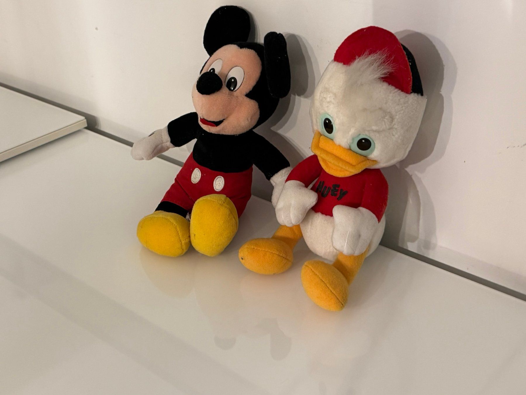 Disney Giocattoli: Mickey Mouse & Donald Duck Neffe Tick - Plüschtier Set – Usato da Uhwiesen venduto da mic_kd6g 1