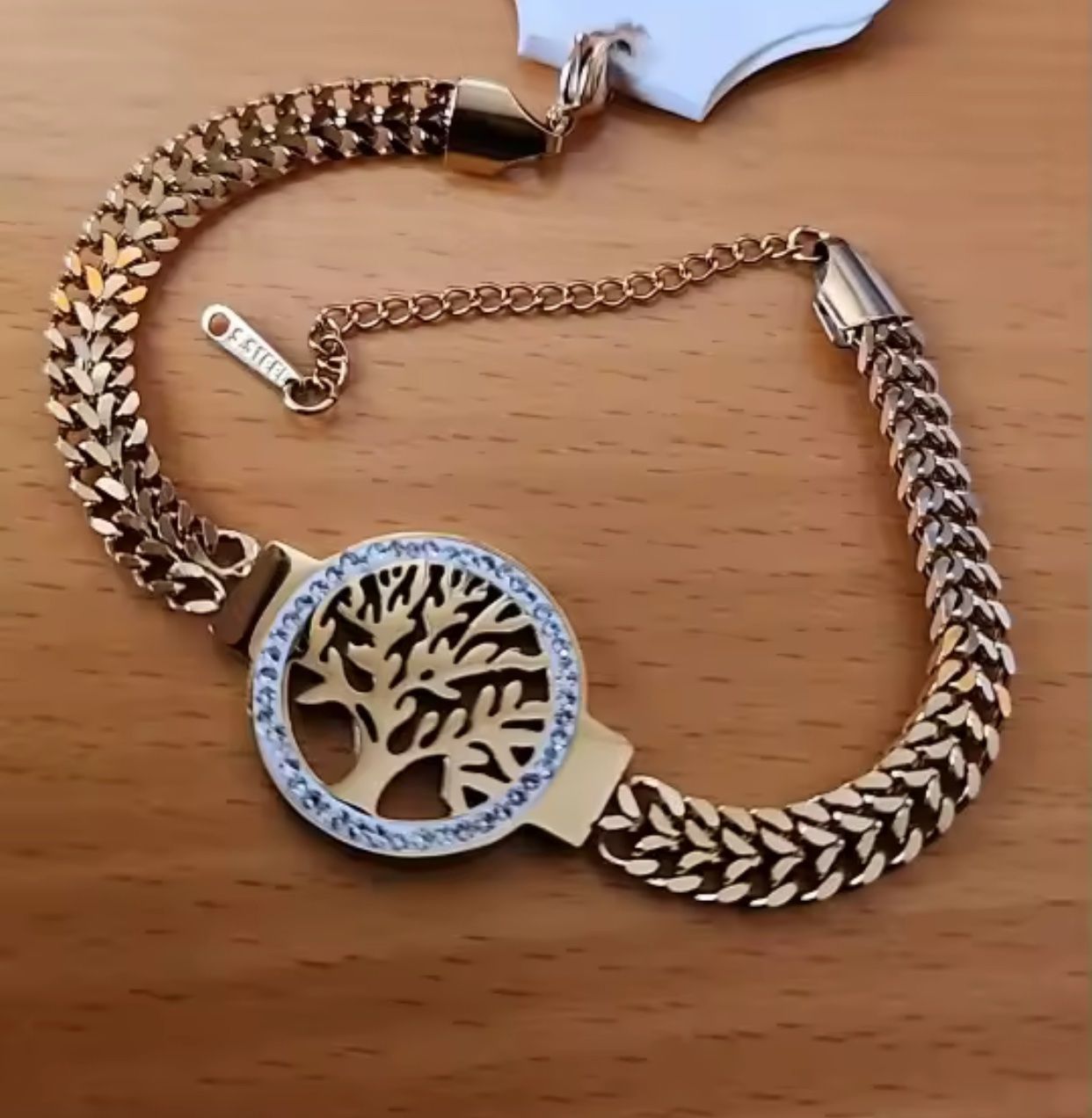 Bracciali & Braccialetti: Lebensbaum Armband 24karat vergoldet – Usato da Hemmental venduto da BlingBling1
