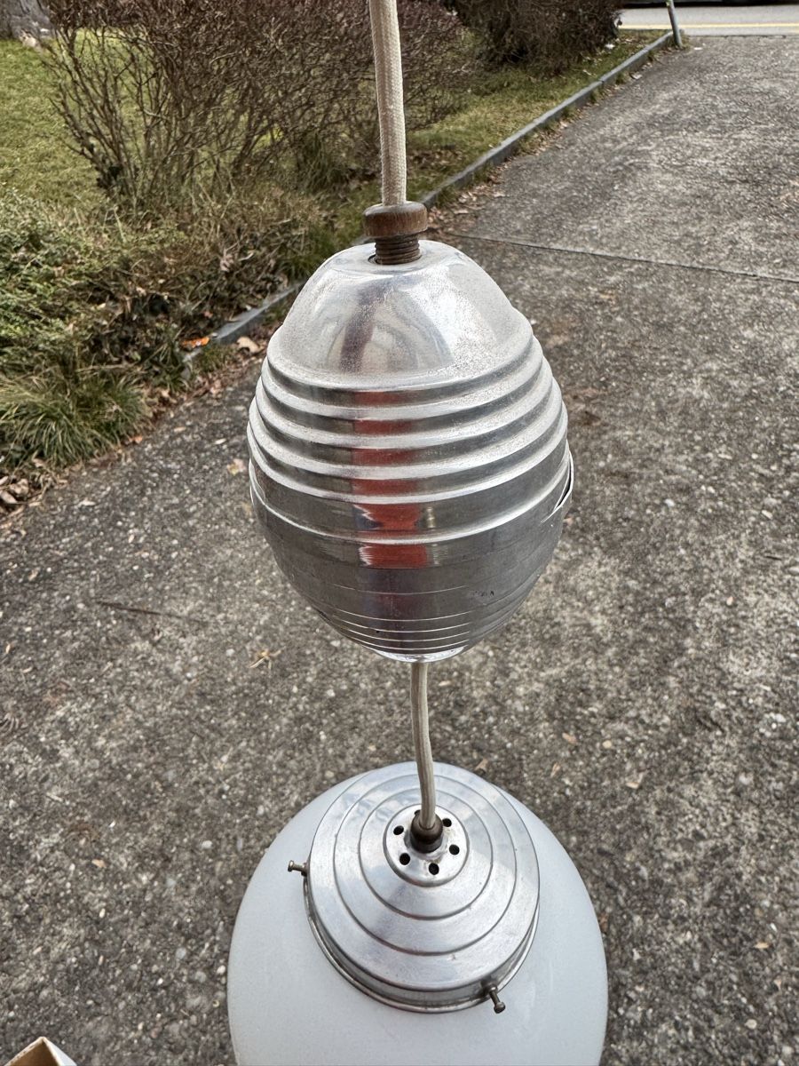 Lampadari & plafoniere: 2x Art Déco Deckenleuchten, höhenverstellbar – Usato da Bern venduto da tetraodonnie