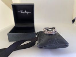 Bague argentée Thierry Mugler