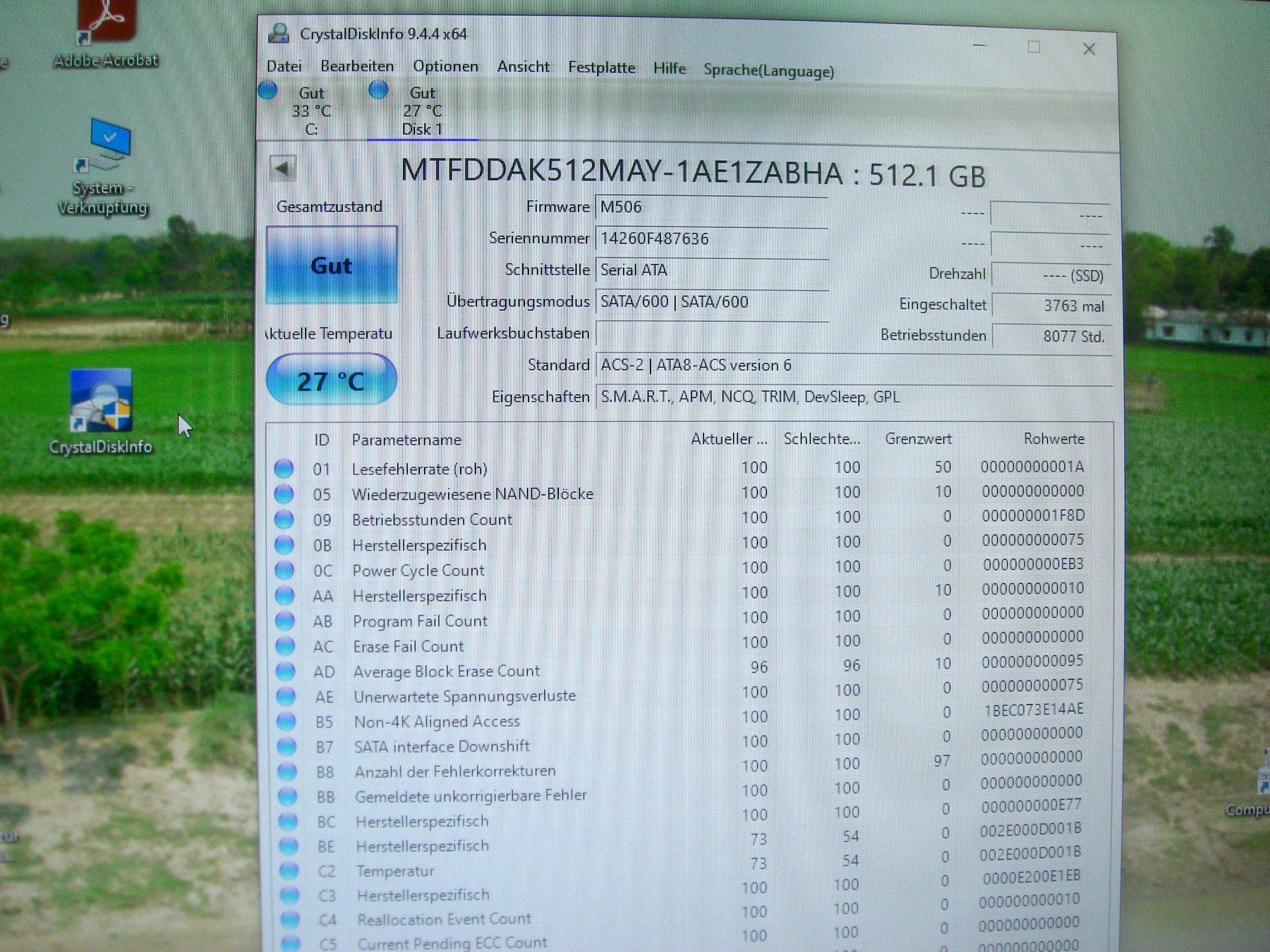 Dischi rigidi: 1 stück 512gb ssd. Micron. Getestet. Siehe Details – Usato da St. Gallen venduto da pc-sg 1