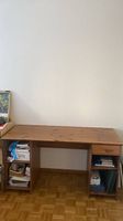 Bureau avec rangement en bois 