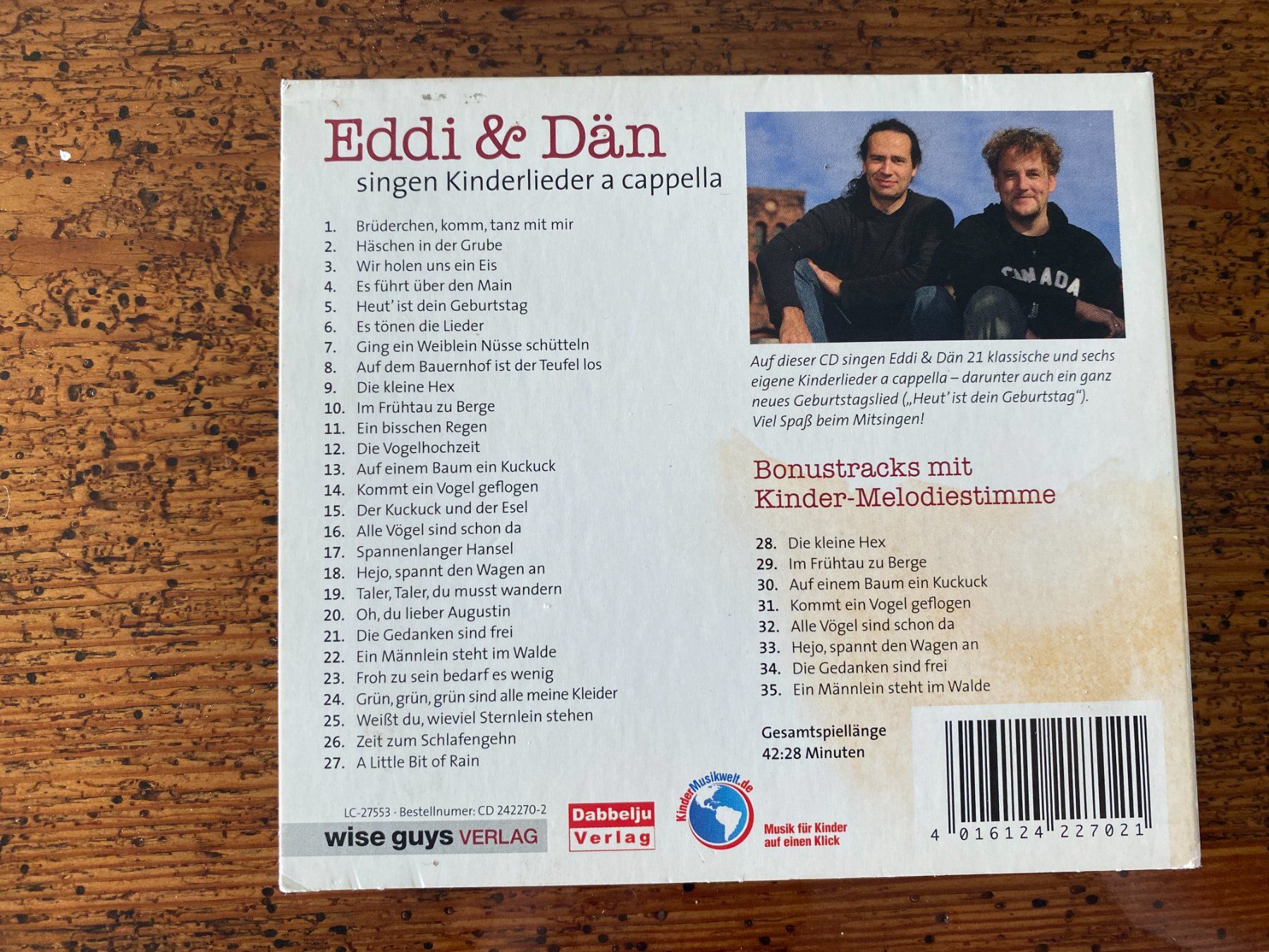CD & DVD vergini: Eddi & Dän singen a cappella – Usato da Teufen AR venduto da trueblue84 1
