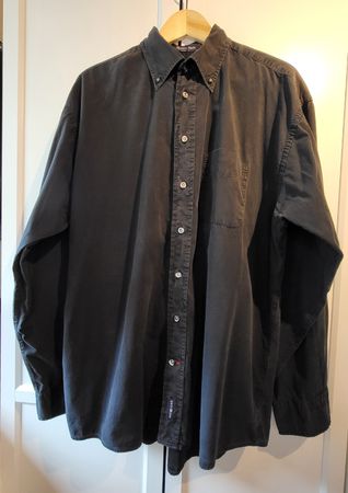 Chemise GANT noire, taille XL, 100% coton