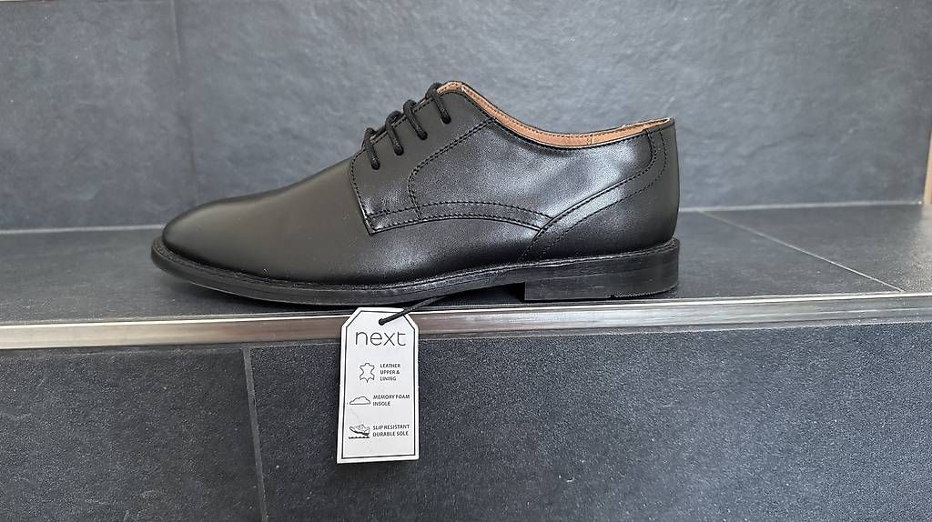 Herrenschuhe: Next Schnürer, Gr. 37, Leder, Halbschuh Derby – Gebraucht aus Bischofszell von Lacde3M 3