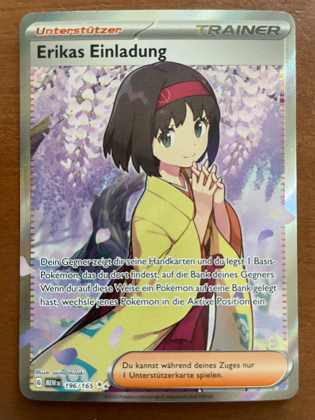 Pokémon Carte collezionabili: Pokemon Erikas Einladung (Versand gratis) – Nuovo (secondo la descrizione) da Chur venduto da Angerson