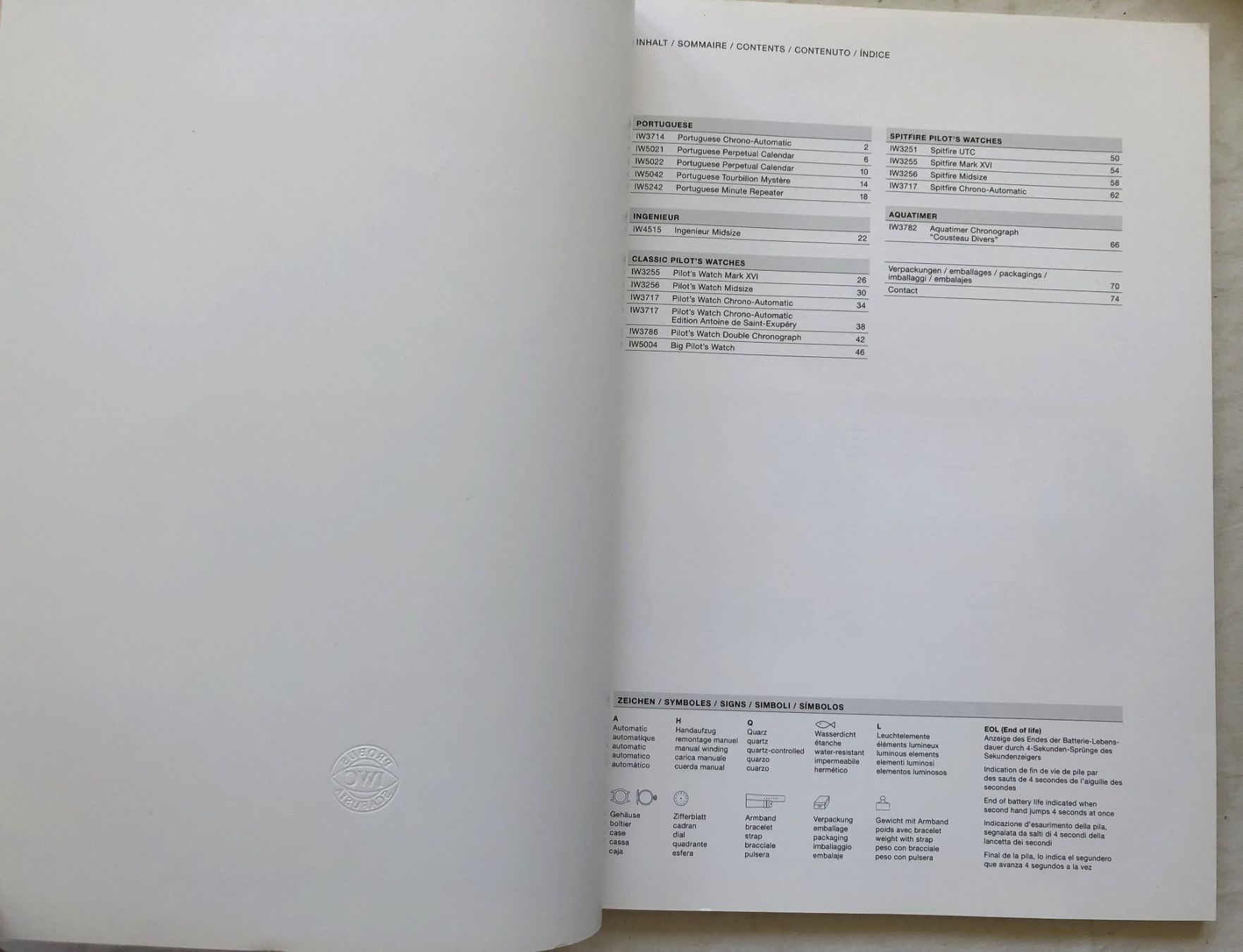 Bücher: IWC - New Products 2006 - Katalog – Gebraucht aus Schaffhausen von durruti 1