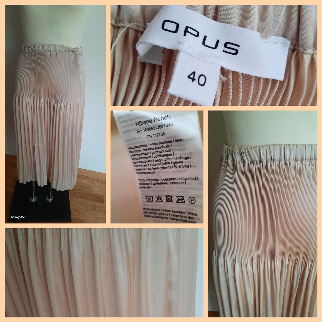 Opus Gonne: ***OPUS*** Rock beige Gr 40 – Usato da Wädenswil venduto da H2H_Secondhandshop