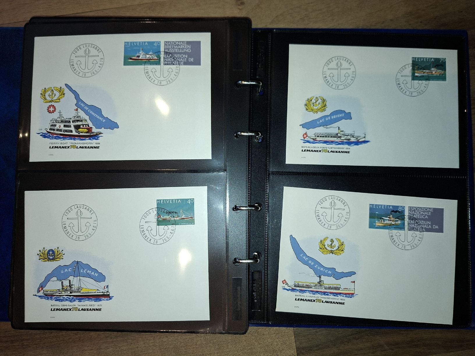 Tous les timbres: Lemanex 1978 Schiffsamlung / Briefe div – D'occasion à Balgach par SIMEON27 3