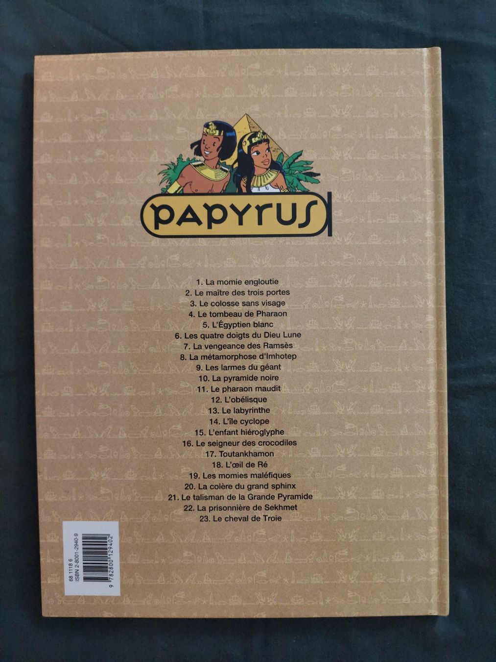 Comics: Papyrus T.23 Le Cheval de Troie EO 2000 TBE – Gebraucht aus Genève von Blu_BD 1