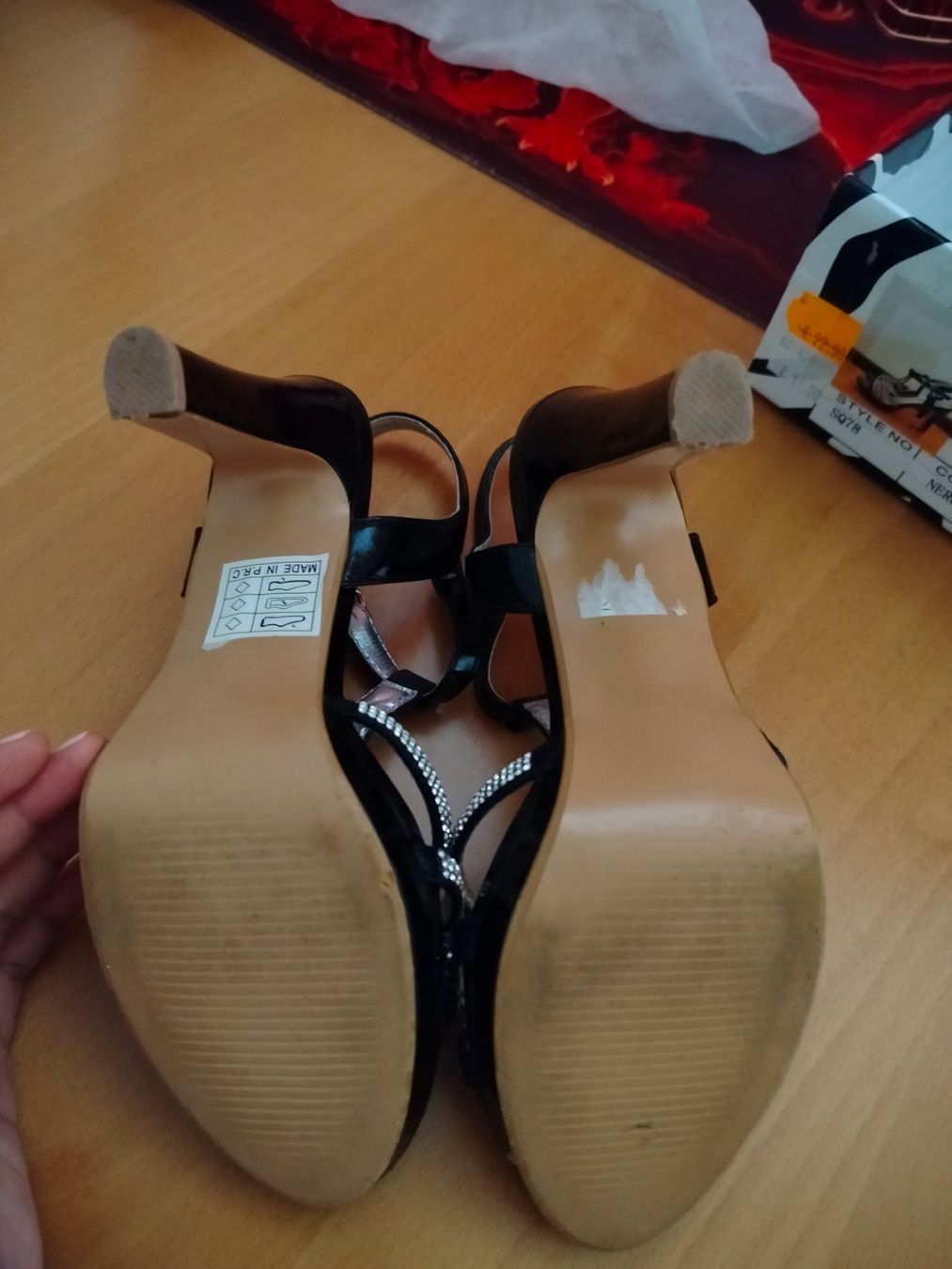 Scarpe da uomo: Tacchi Mimoda neri con strass - eleganti 37 – Usato da Chiasso venduto da Sasy2001 3