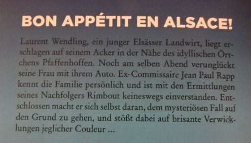 Livres: Verwicklungen Elsässer Art – D'occasion à Wetzikon ZH par strubeli024 1