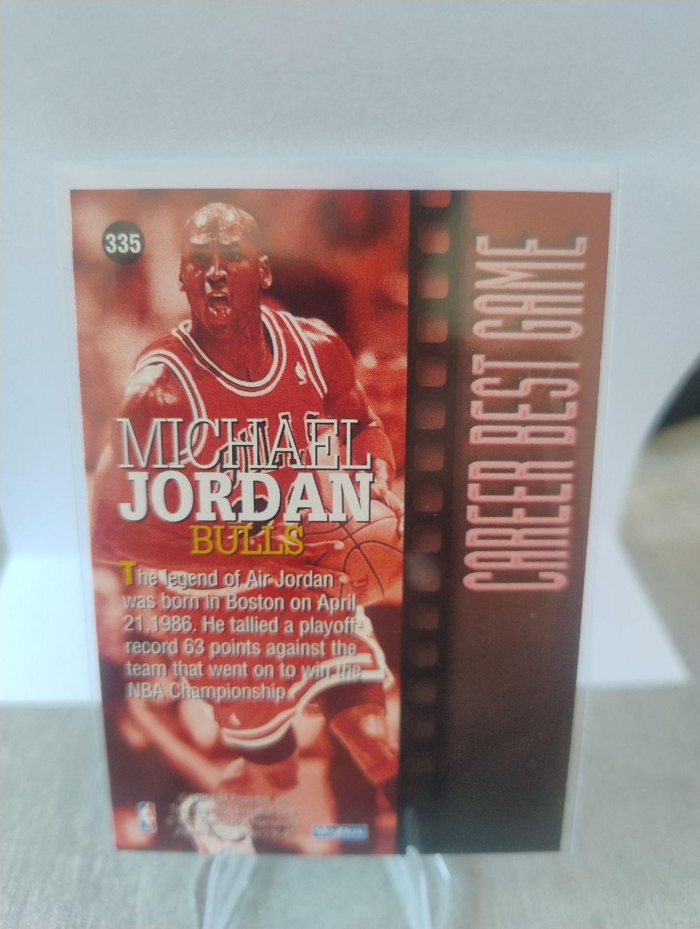 Nba Carte collezionabili: NBA 1996 HOOPS 335 MICHAEL JORDAN – Nuovo (secondo la descrizione) da Martigny venduto da julionix 1