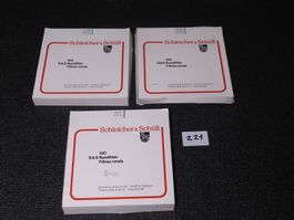 3x Schleicher Schüll 150mm Filterpapier, NEU