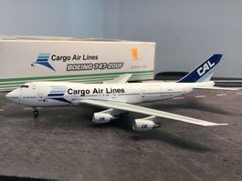 Boeing 747-200F CAL Cargo, Modellflugzeug 1:500, RAR!