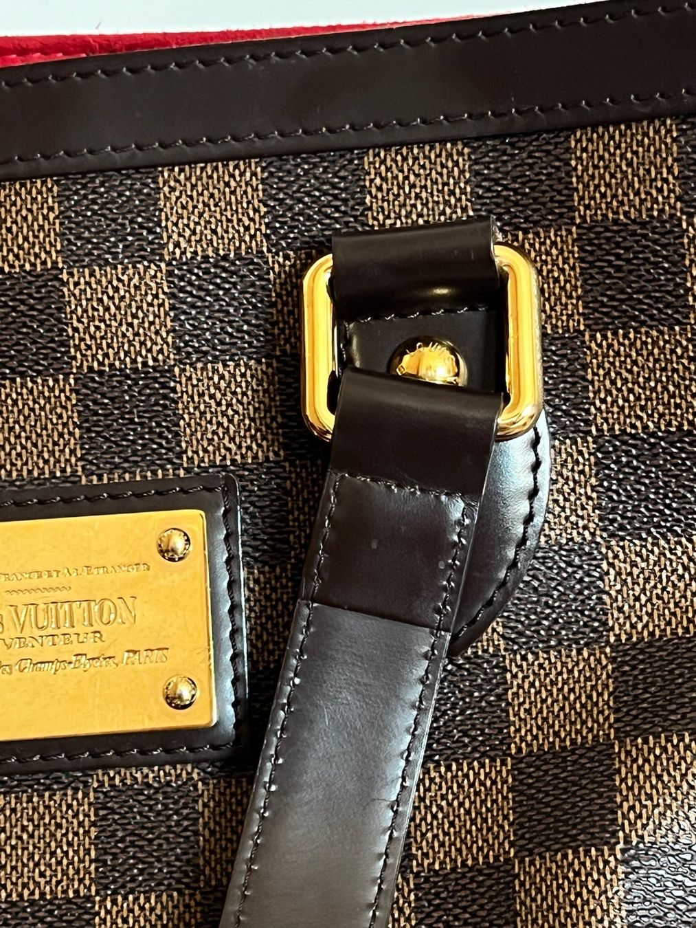 Louis Vuitton Borse: Louis Vuitton Hampstead in Damier Ebene – Usato da Allschwil venduto da nat_tjm2 1