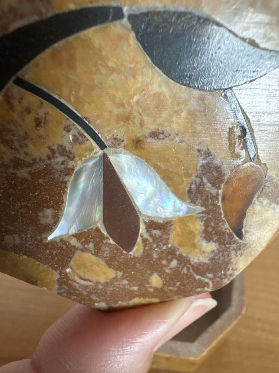 Tutte le decorazioni: Dose aus Stein / mit Perlmutt – Usato da Rümlang venduto da SchumBru10 2