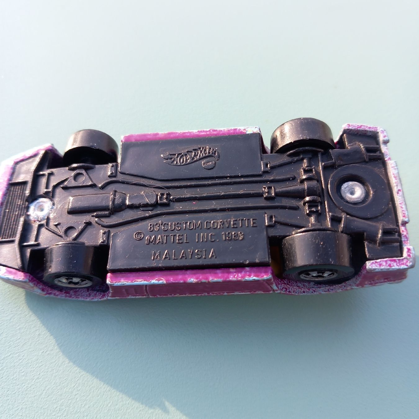 Mattel Modellini d'auto: Hot Wheels 83' Custom Corvette 1988, – Usato da Ebnat-Kappel venduto da blazzi 3