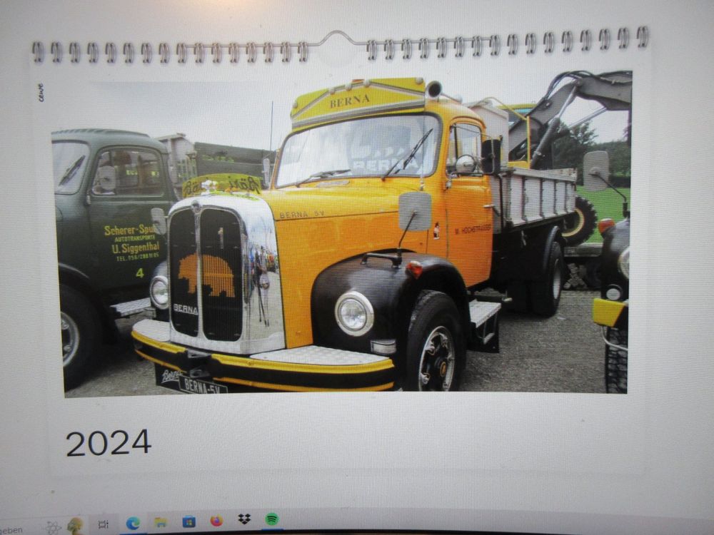 Berna LKW Kalender A5 2024 | Acheter sur Ricardo