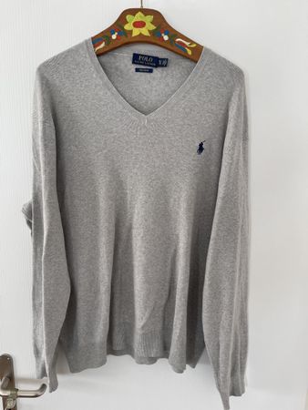 Polo Ralph Lauren Pullover, grau, Grösse XL, Top Zustand!