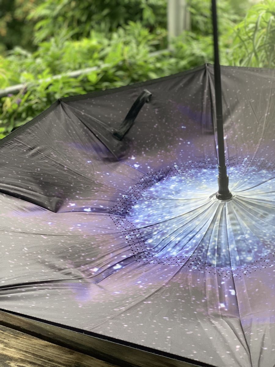 Ombrelli: Regenschirm Doppelseitig, Sternenhimmel – Usato da Uster venduto da Flummi 2