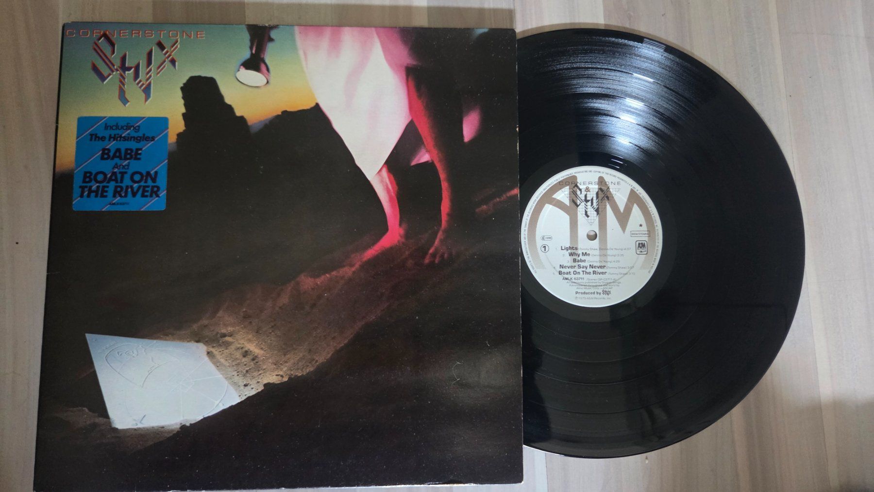 Vinyles: LP Styx - Cornerstone Vinyl – D'occasion à Schaffhausen par Kellerrassel