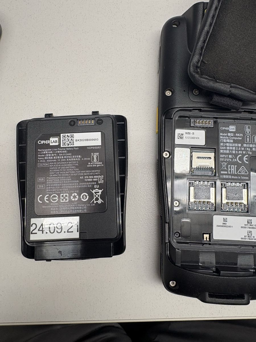 Scanner: Ciperlap RK25 Barcodescanner Vollausgerüstet – Usato da Unterstammheim venduto da LMTECH90 5