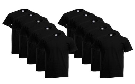 T-Shirt 10er Pack Grösse M, Fr. 59.- Black