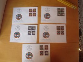 PP 1968 FDC Serie und 4er AB NUR 75 RP
