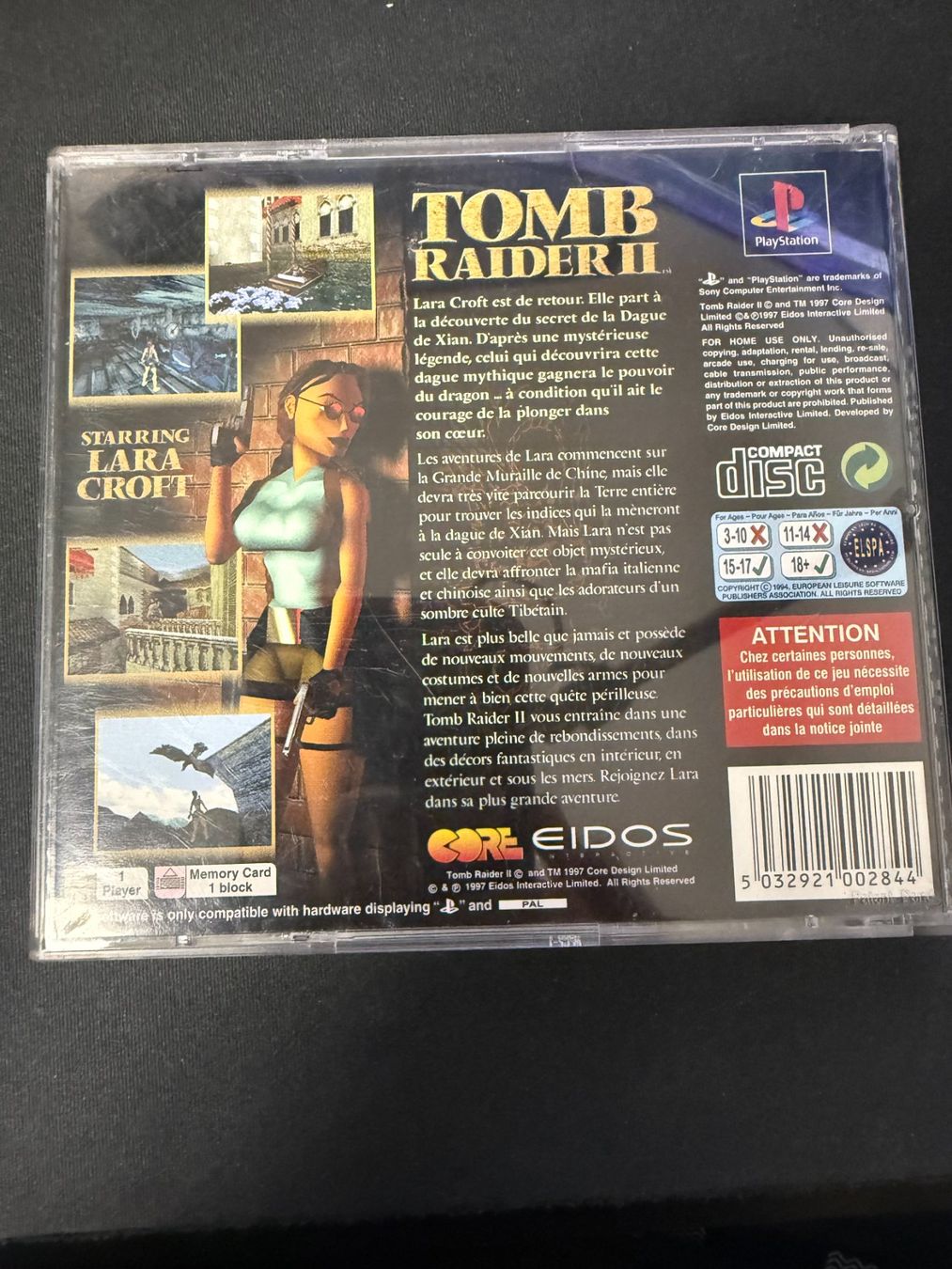 Sony Giochi: Tomb Raider 2 - PS1 – Usato da Pont-de-la-Morge venduto da Darfal 2