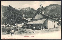 AK Guttannen, Partie an der Kirche
