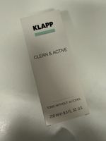Klapp Clean & Active Tonic ohne Alkohol 250 ml neu
