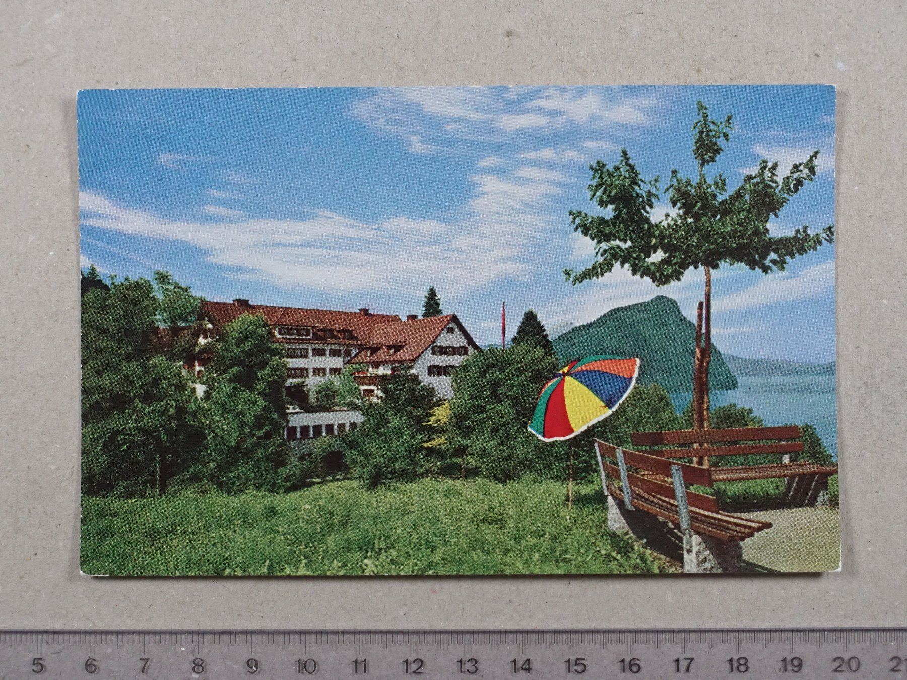 Cartoline postali: Vitznau, Ferienheim und Hotel SMUV – Usato da Lenzburg venduto da fh1