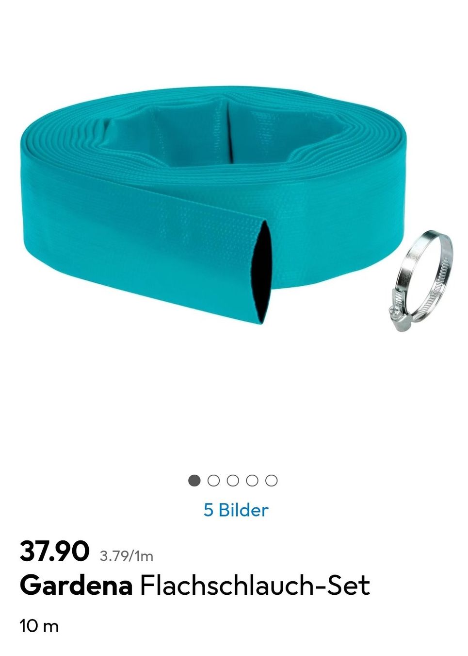 Gardena Tubi & Tubi flessibili: Neuer GARDENA Flachschlauchset – Nuovo e nell'imballaggio originale da Rüthi (Rheintal) venduto da Balty 1